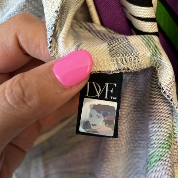 Diane Von Furstenberg for Neiman Marcus. Justin Wrap Dress 3/4 length sleeves 10 - Picture 5 of 16